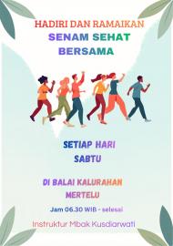 Senam sehat Kalurahan Mertelu